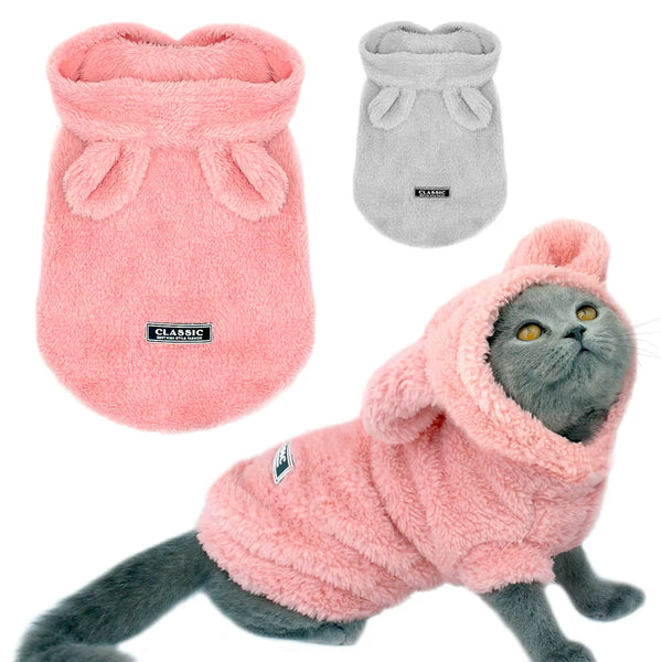 Cat Winter Warm Fashion Clothes