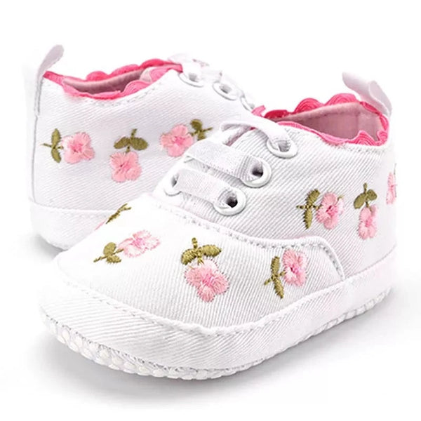 Baby Embroidered Soft Walker Shoes