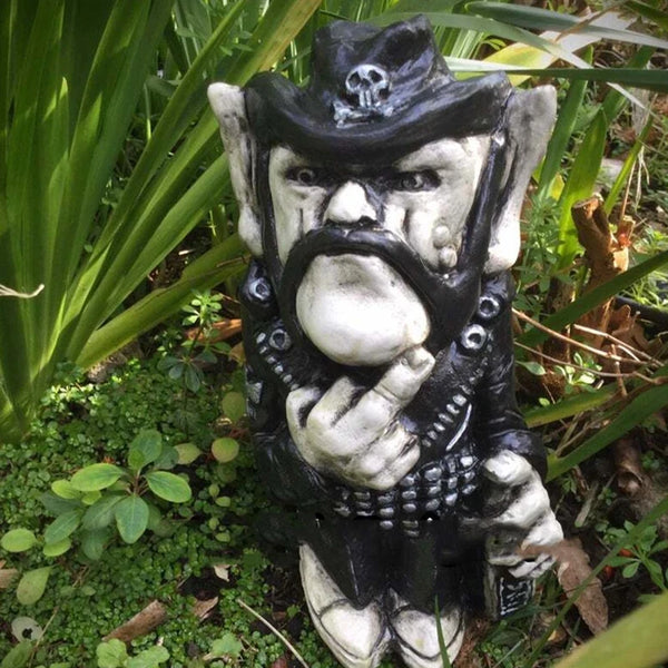 Garden Lemmy Rock Icon Statue