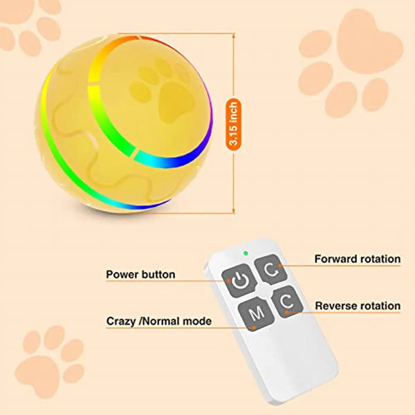 Dog Remote Control Interactive Ball Toy