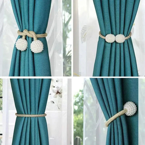 Magnetic Pearl Curtain Clip