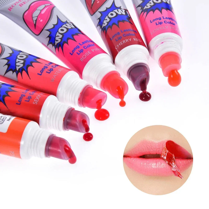 6 Colors Waterproof Liquid Lipstick