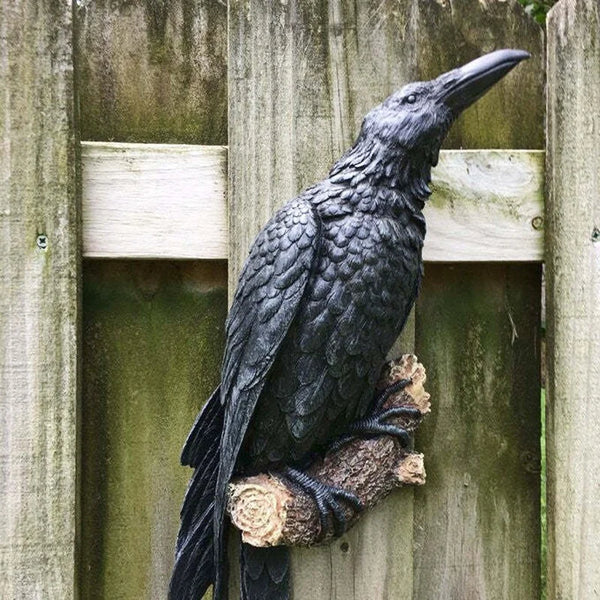Outdoor Bird Crow Sculpture