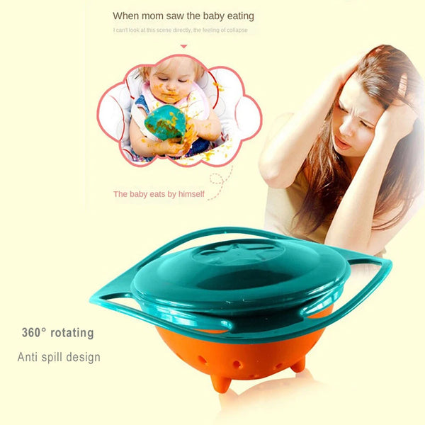 Universal Children Rotary Feeding Bowl