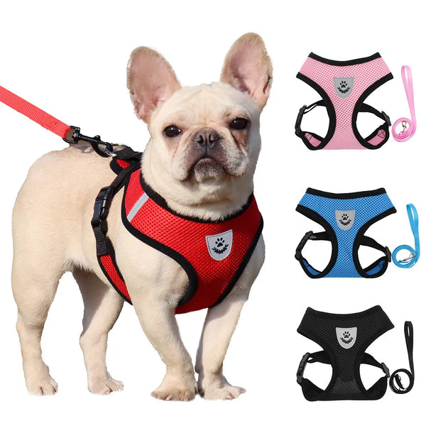 Dog Breathable Anti-break Lead Harnesses