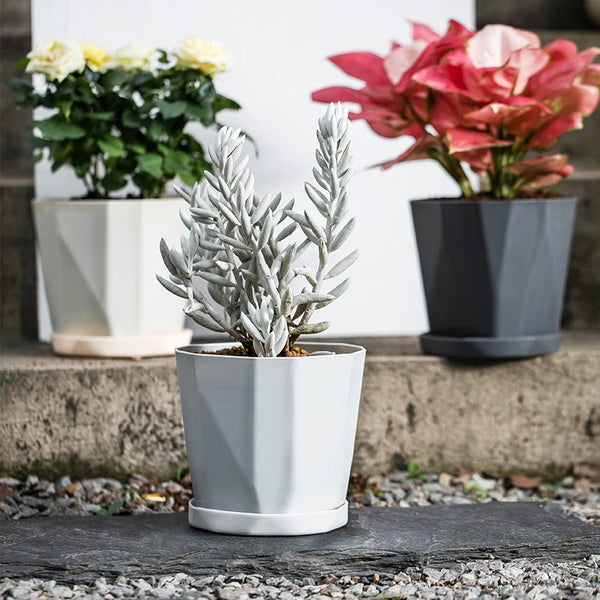 Creative Resin Flower Nordic Pot