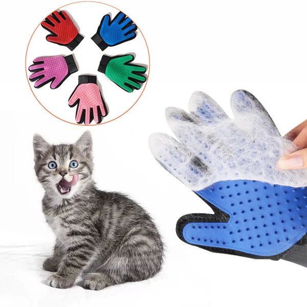 Cat Hair Deshedding Brush Gloves