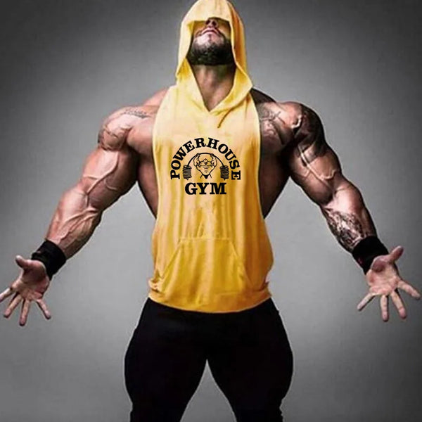Men Bodybuilding Fitness Cotton Vest