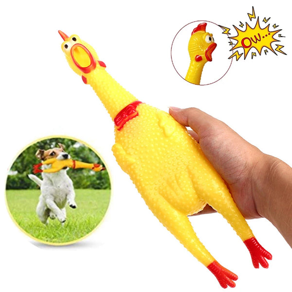Pets Chicken Squeeze Sound Funny Toy